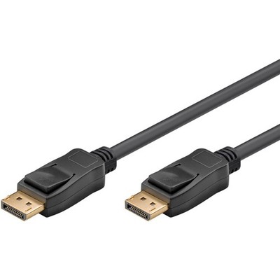 Goobay 2m DisplayPort 1.4-Verbindungskabel [3D, 8K@60Hz (4320p), vergoldete Kont