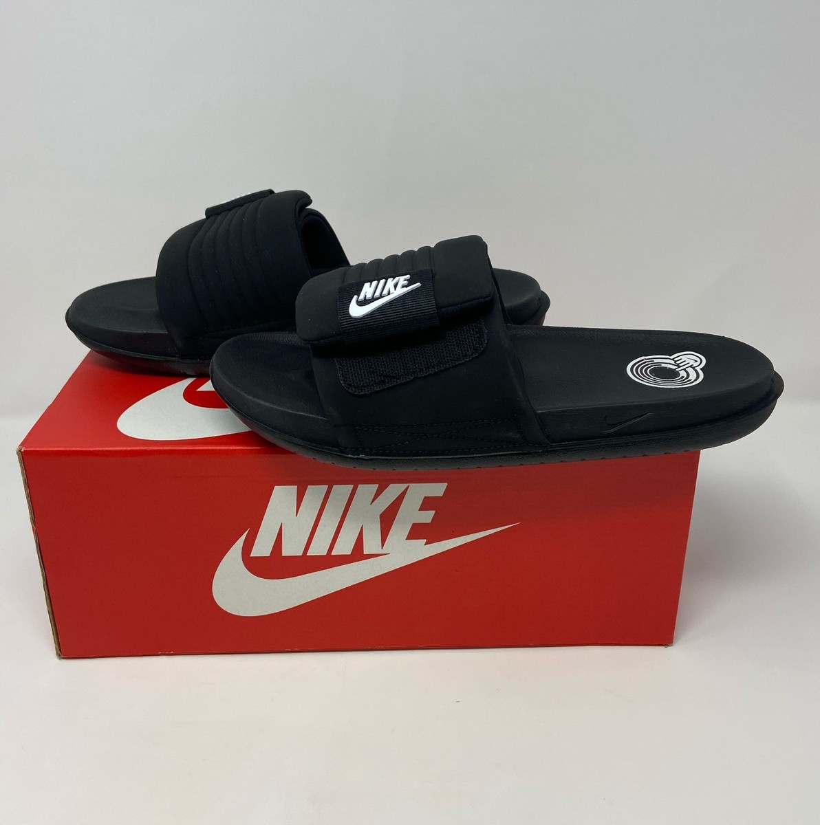 nike two strap slippers
