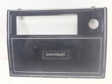1978 - 1985 Chevy El Camino Malibu Radio Plate Black Ss Monte Carlo