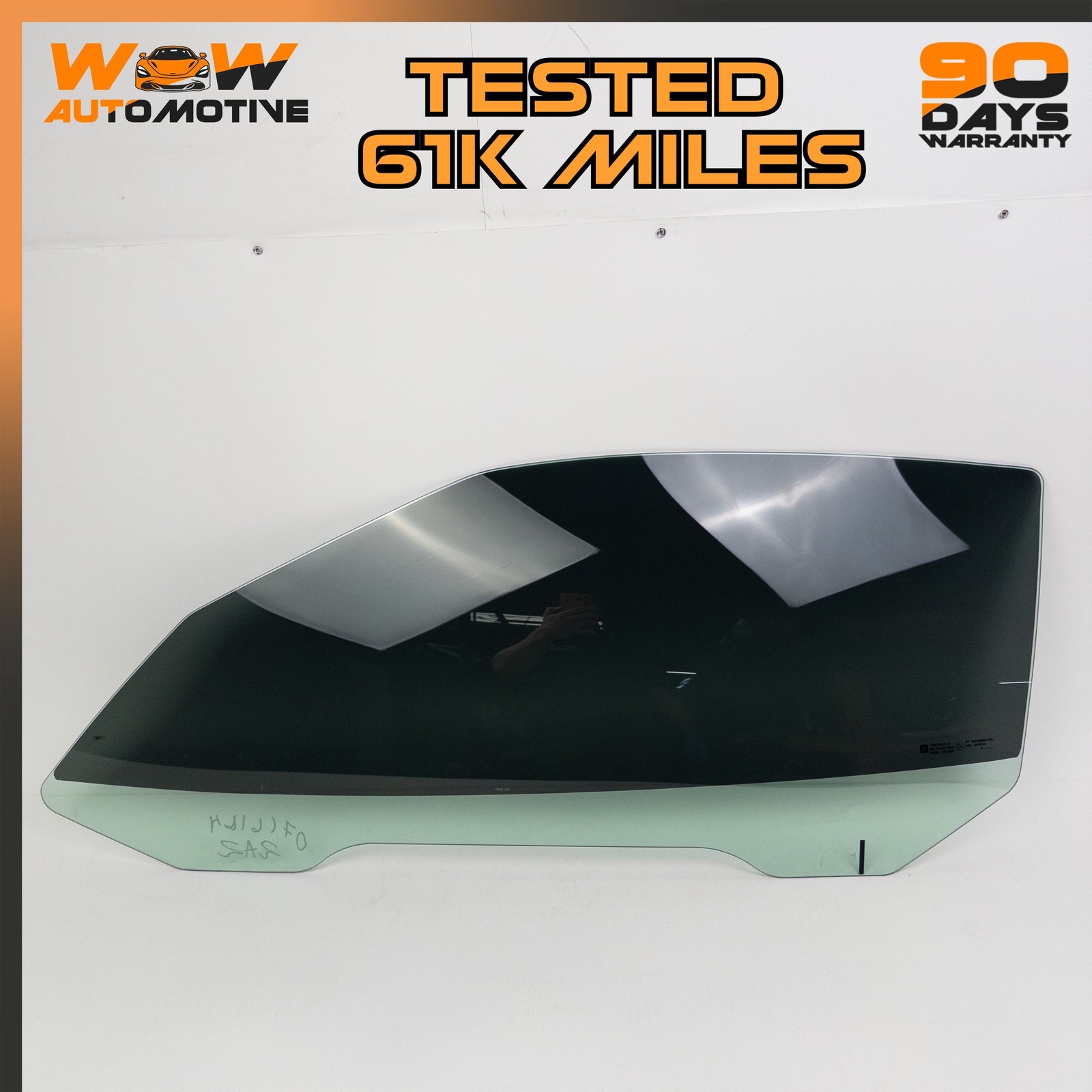 05-13 CHEVROLET CORVETTE C6 FRONT LEFT DRIVER SIDE DOOR WINDOW AUTO GLASS OEM