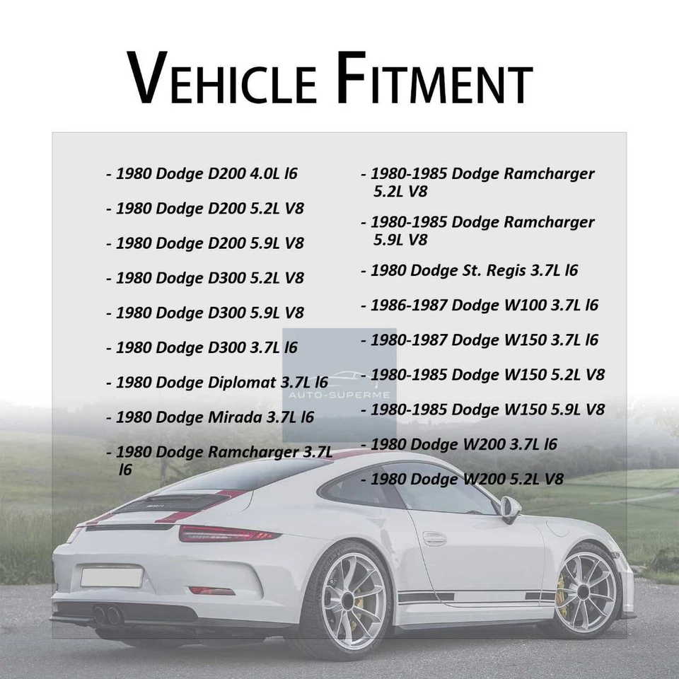 Bomba de direção hidráulica para 1985 1986 1987 Dodge D100 3.7L - Imagem 3 de 4