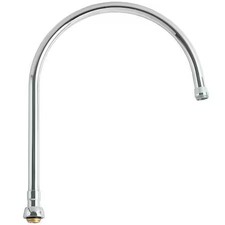 Chicago Faucet Gn10aswgjkabcp Gooseneck Spout, Brass