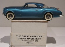 SMTS Great American Dream Machine 1:43 #8 2-Tone Blue 1951 Chrysler K310 Showcar