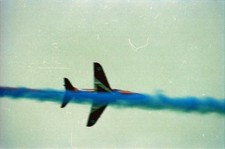 Negativ Red Arrows BAE Hawk T.1 Flugzeug 35mm ungerahmt sro-IE5-18