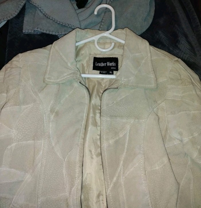Vintage Leather Works Patchwork Style Slim Fitting Ladies Jacket