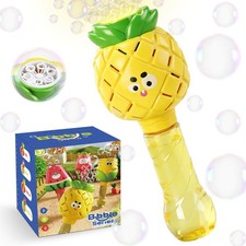 Bubble Wands for Ages 3-5 Years Old: Automatic Bubble Machine for Kid, Light ...