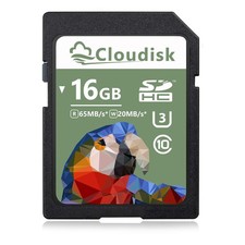 16GB SD Card UHS-I U3 Class 10 SDHC for DSLR 4K Video
