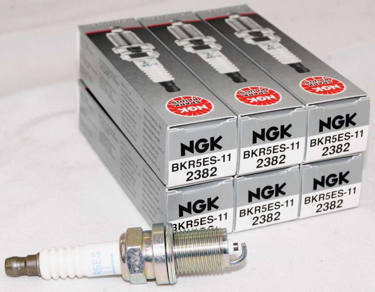 6 Pack Genuine NGK 2382 V-Power Spark Plugs BKR5ES-11