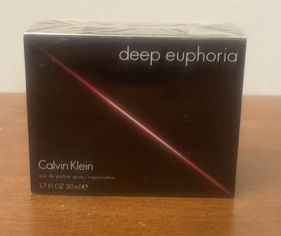 DEEP EUPHORIA by CALVIN KLEIN for Women 1.7 oz / 50 ml EDP Spray NEW RARE SEALED