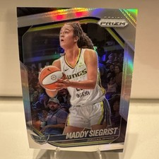 2025 Panini WNBA Prism Basketball #50 Silver Prism Maddy Siegrist Indiana Fever