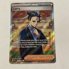 Pokemon Larry 235/182 Paradox Rift Scarlet & Violet Ultra Rare Full Art Trainer