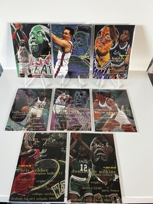 NBA Fleer Metal 1995-96 Lot Chris Webber Anfernee Hardaway Dominique Wilkins 8 k