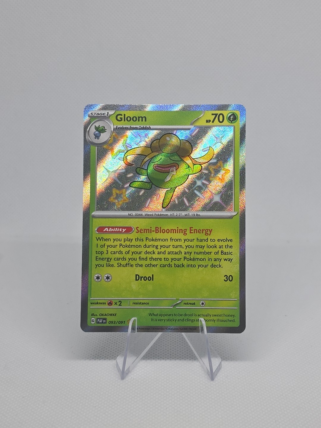 Gloom 093/091 Sv: Paldean Fates Holo NM TCG Pokémon