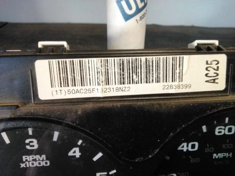 Velocímetro Cluster MPH mercado de EE. UU. compatible con camioneta Silverado 2500 07-14 1106126 Foto 4 de 4