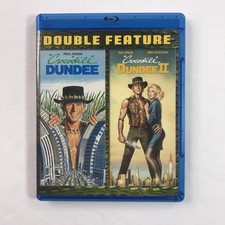 Crocodile Dundee/Crocodile Dundee II Double Feature Blu-ray, 2-Disc Set  RARE 