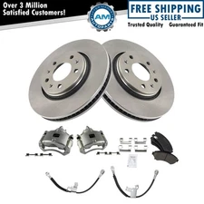 Front Brake Pad & Rotor Kit Ceramic Fits 2003 Cadillac Seville
