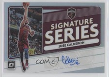 2020-21 Panini Donruss Optic Signature Series Holo Prizm Jose Calderon Auto 1m8