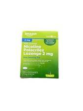 Amazon Basic Care Nicotine Polacrilex Mini Lozenge 2 mg 135 Lozenges Exp 7/27
