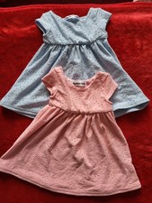 Baby Girls 2x Summer Dresss Size 0-3 Brand Fashion Hub Ex Con B1