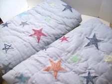 Pottery Barn Kids Gray Camden Star Cotton Twi...