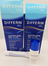 Differin Adapelene Gel 0.1 Acne Treatment - 0.5oz Lot Of 2 Box Damage