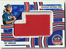 Tre' Morgan 2024 Panini USA Baseball Stars & Stripes Jumbo Patch #6/25