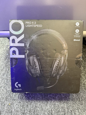 Logitech Pro X 2 Lightspeed Ear-Cup Wireless Gaming Headset - Black (981001262)