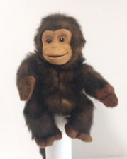 Toys R Us Animal Alley 10" Baby Monkey Hand Puppet Chimpanzee Realistic