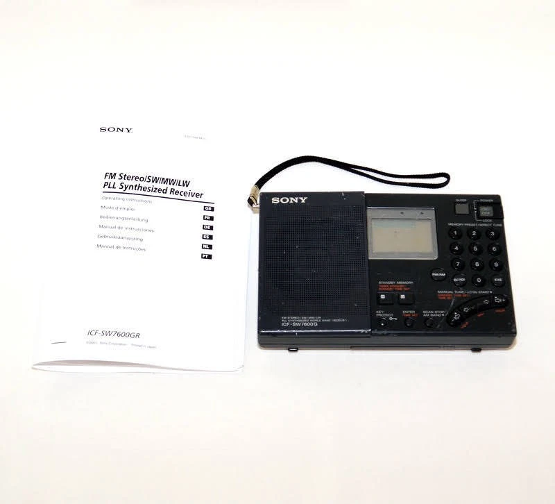 Receptor de banda mundial sintetizado Sony ICF-SW7600G PLL | Probado | SW/MW/FM | Japón Foto 2 de 4