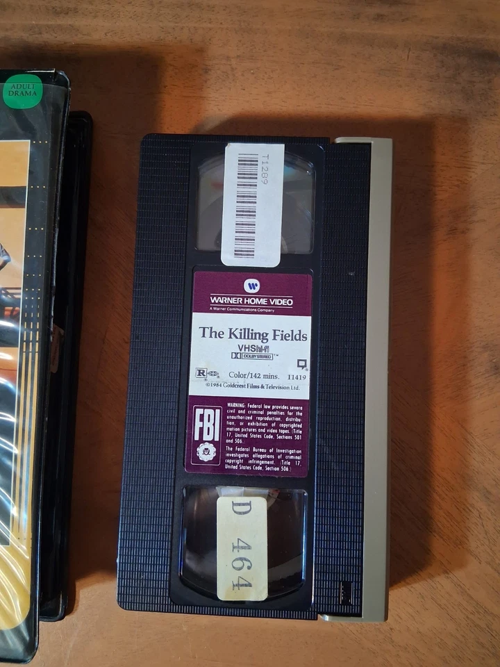 Warner Home Video The Killing Fields (1984) Clamshell VHS - Image 2 of 4