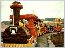 Kelowna British Columbia Bedrock Express Flintstones Train Okanagan BC Postcard