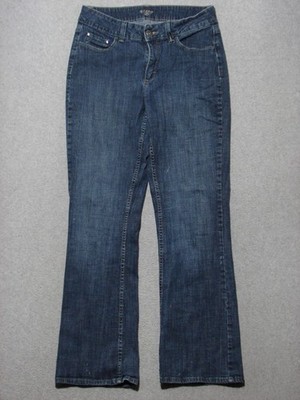 RG15409 **LEE RIDERS** BOOT CUT WOMENS JEANS sz10M DARK BLUE