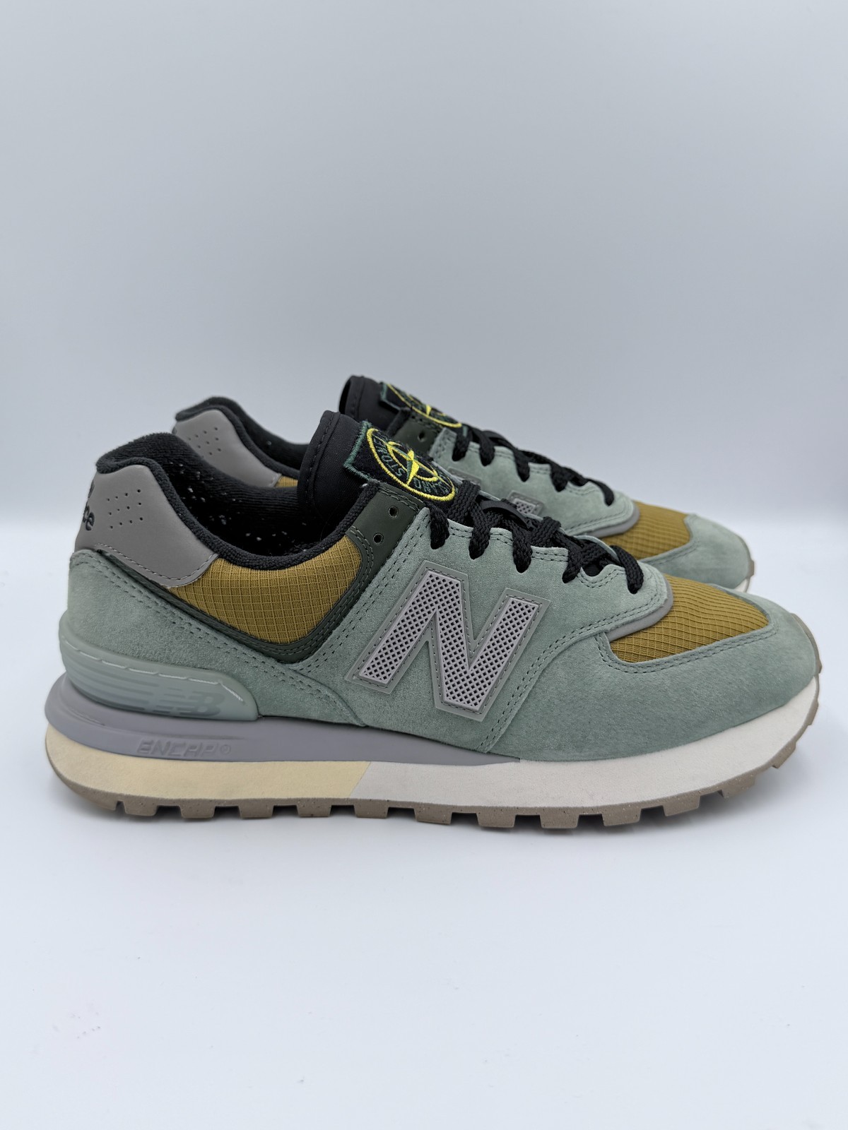 Size 8 - Stone Island x New Balance 574 Legacy Light Green thumbnail 2