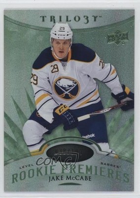 2014 Trilogy Level 1 Premieres Radiant Green 38/199 Jake McCabe Rookie RC 01ks