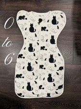 Bamboo Cat Themed Swaddle 0-6 months