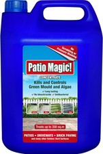 Patio Magic! 5 Litres Liquid Concentrate Mould, Algae and Moss Killer