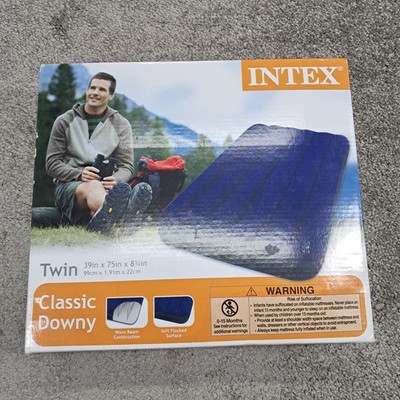 New Intex Classic Downey Twin Air Mattress 39x75