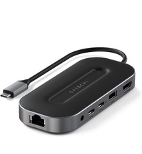 Image of SATECHI USB-C Hub Multiport Adapter USB4 6-in-1 with 8K HDMI, 100W
