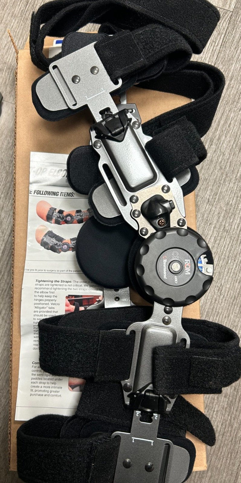 Townsend Thuasne  Elbow Brace ROM LBO Dual Hinges Brand New