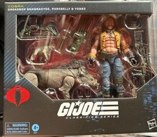 GI JOE CLASSIFIED  125 COBRA DREADNOK GNAWGAHYDE  PORKBELLY  & YOBBO  SEALED