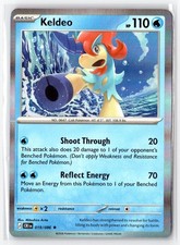 Keldeo 019/086 Rare ME04: Chaos Rising Pokemon Holo Near Mint