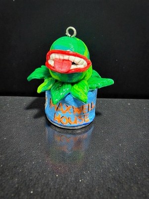 Man Eating Plant Audrey Horror Venus Flytrap  Handmade Clay Miniature Ornament