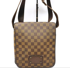 Louis Vuitton Damier Ebene Brooklyn PM Crossbody Bag N51210 Used Japan