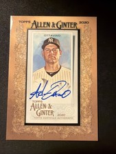 2020 Topps Allen & Ginter's - Mini Baseball Autographs Adam Ottavino #MA-AO (AU)