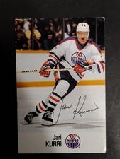 Jari Kurri HOF 1988-89 ESSO NHL All-Star Collection  Edmonton Oilers