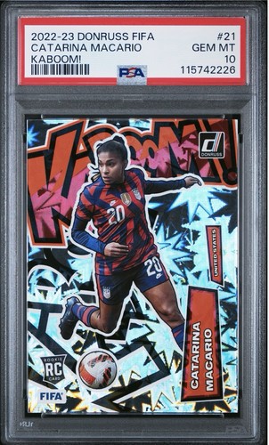 Catarina Macario #21 2022 Panini Donruss Kaboom card
