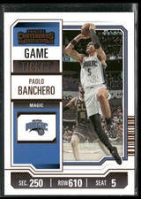2023-24 PANINI CONTENDERS GAME TICKET PAOLO BANCHERO ORLANDO MAGIC #1