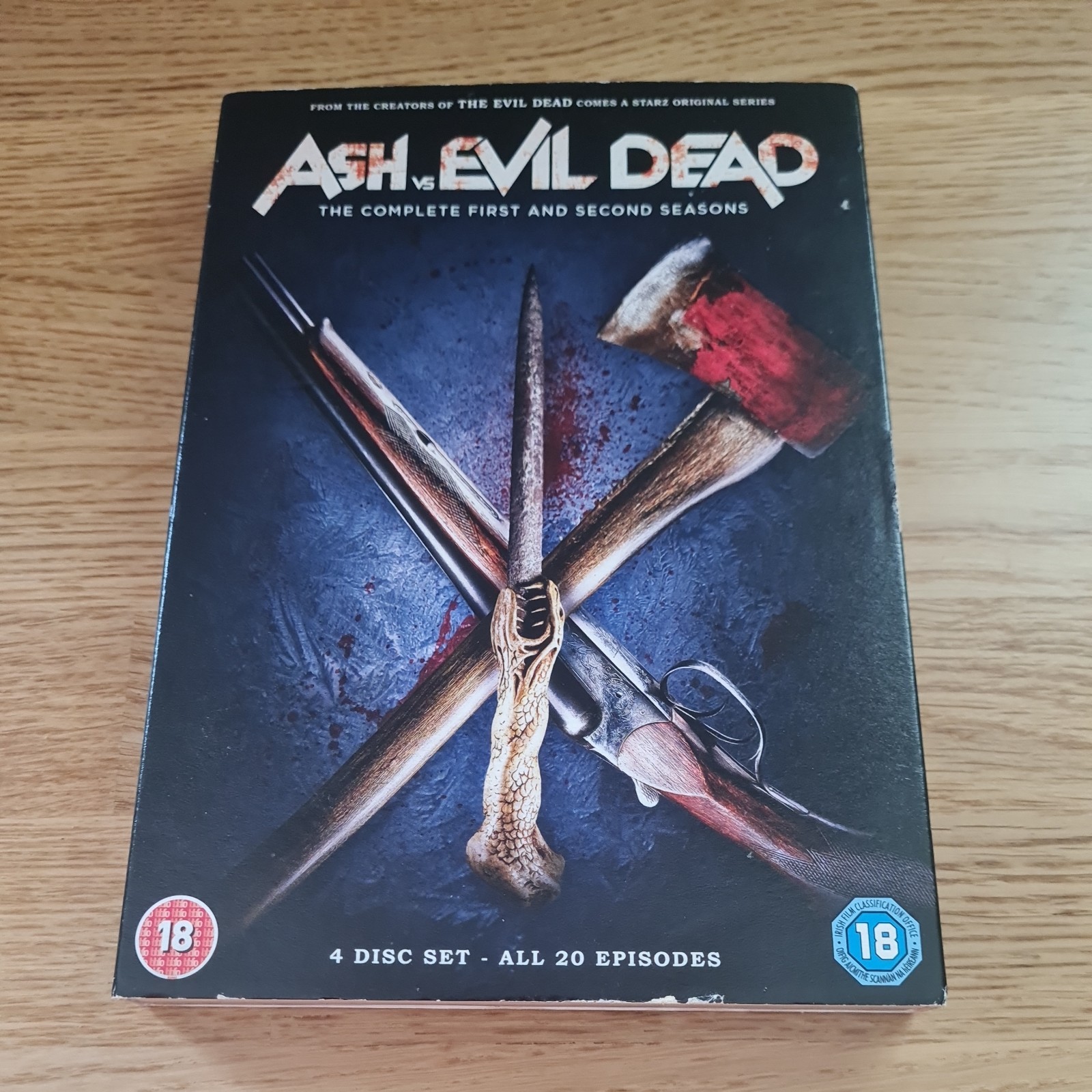 Ash vs. Evil Dead: Seasons 1 & 2 DVD PAL version