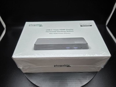 Plugable UD-3900PDZ USB-C Triple HDMI Docking Station w/ USB 3.0 RJ-45