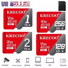 Micro SD Memory Card 64GB 128GB 256GB 512gb 1TB 2TB Mini Class10 High Speed Lot